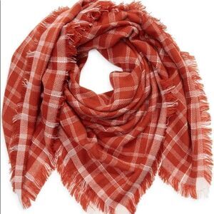 Madewell Oversized Russet Blanket Scarf